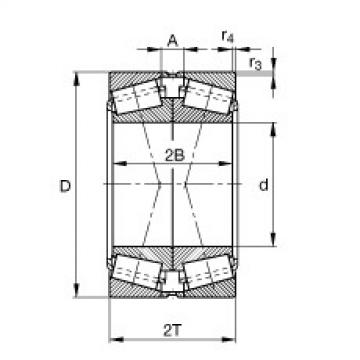  32960-N11CA-A500-550 FAG Tapered Roller bearing 