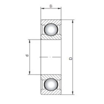  619/750 CX Deep groove ball bearing 