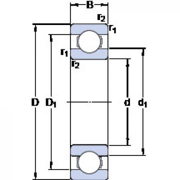  619/900 MB KF Deep groove ball bearing 