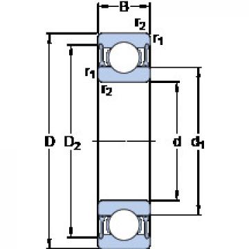  61903-2RZ KF Deep groove ball bearing 