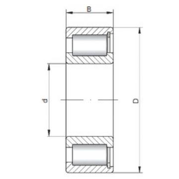  NCF2214 V CX Cylindrical roller bearing