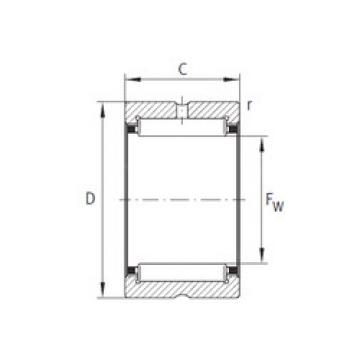  8E-NK54X75X16-1 NTN Needle roller bearing 