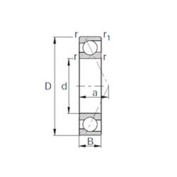  7007C CYD Angular Contact Ball bearing 