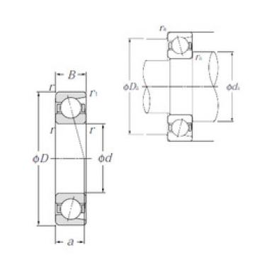  7007C NTN Angular Contact Ball bearing 