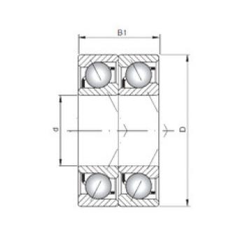  7008 A-UD CX Angular Contact Ball bearing 