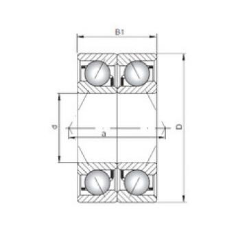  7008 A-UO CX Angular Contact Ball bearing 