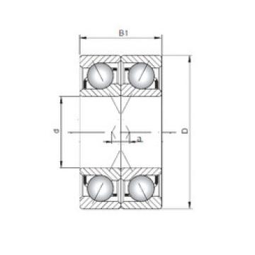  7008 A-UX CX Angular Contact Ball bearing 