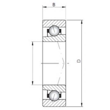  7008 CTBP4 CX Angular Contact Ball bearing 