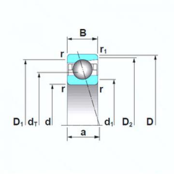  7007A5TRU NK Angular Contact Ball bearing 