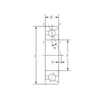  7007AC NACHI Angular Contact Ball bearing 