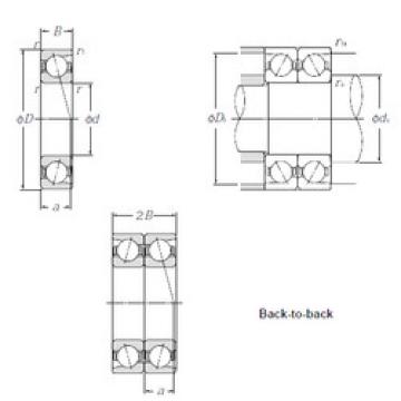  7007DB CYD Angular Contact Ball bearing 