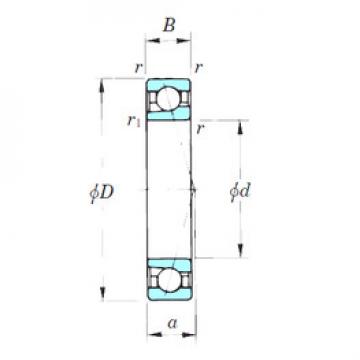  7007CPA KOYO Angular Contact Ball bearing 