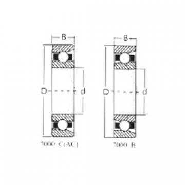  7007C CRAFT Angular Contact Ball bearing 